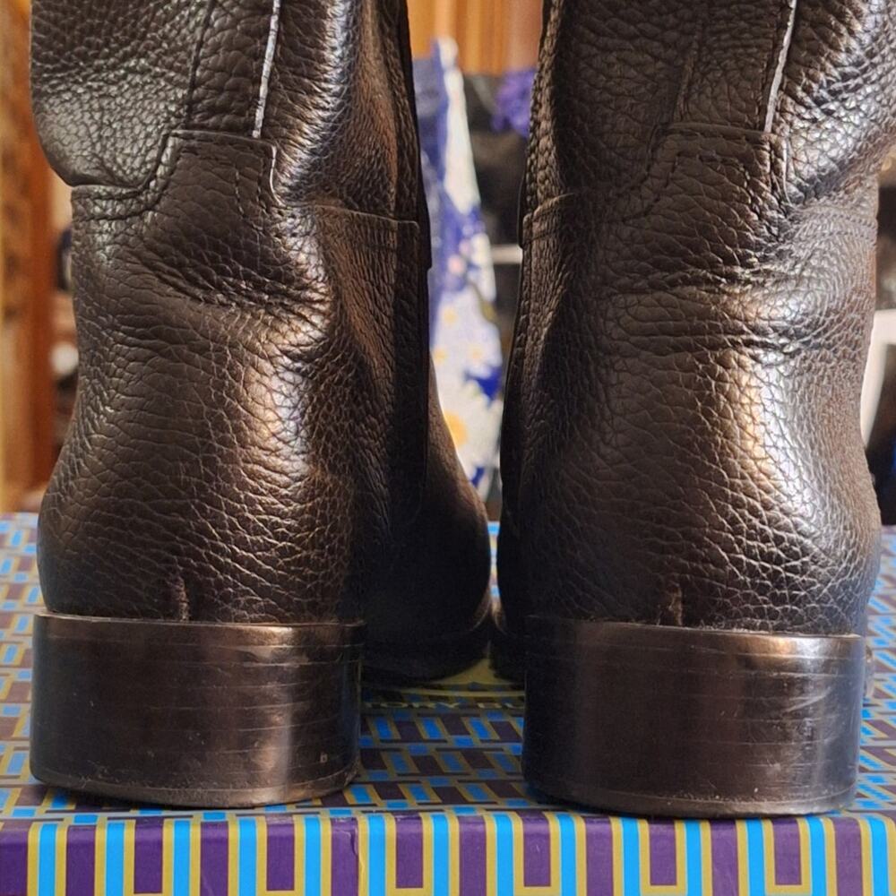Tory Burch Black Heeled Boots - Picture 8 of 13